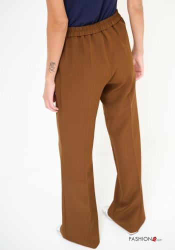 Pantalone wide leg con bottoni con zip - ph 4