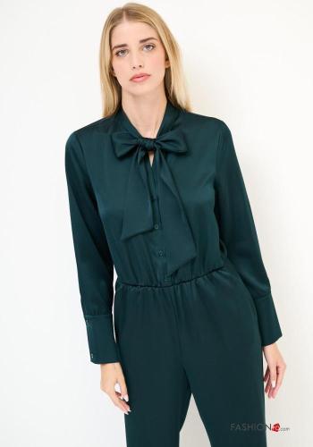 lange ärmel Overall mit Knöpfen mit Schleife - ph 2