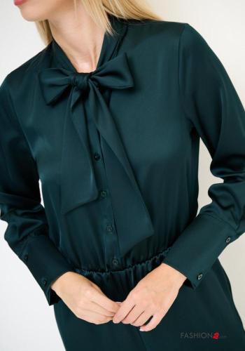 lange ärmel Overall mit Knöpfen mit Schleife - ph 3