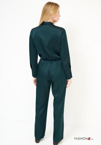 lange ärmel Overall mit Knöpfen mit Schleife - ph 4