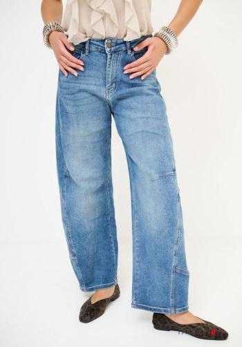 Jeans in Cotone denim con strass - ph 2