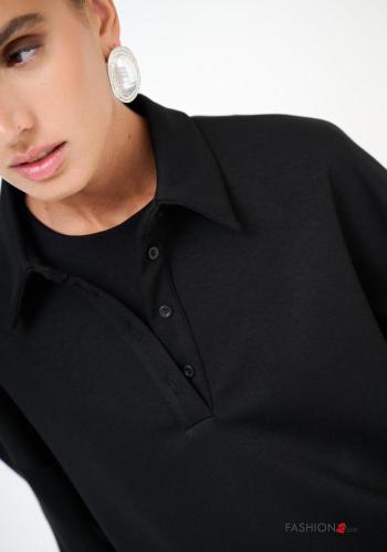 long sleeve with collar Polo shirt with buttons - ph 2