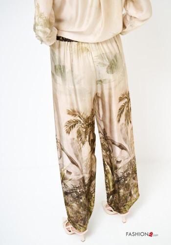 Leaf print Trousers - ph 3