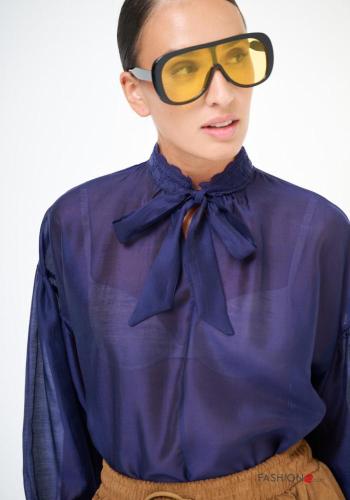 Blusa maniche lunghe con fiocco - ph 2