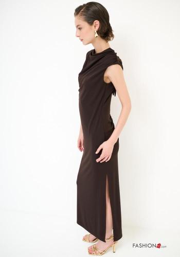 Abito senza maniche scollato sulla schiena con spacco - ph 3