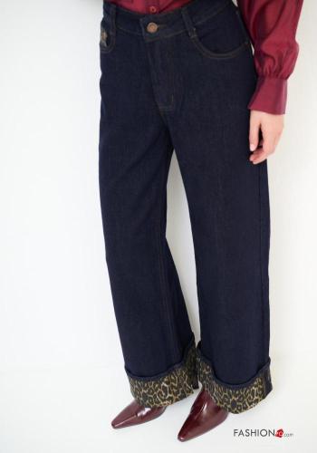Jeans in Cotone Fantasia animalier - ph 2