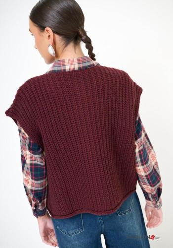 Jersey de Mezcla de Lana sin mangas con botones con bolsillos - ph 2