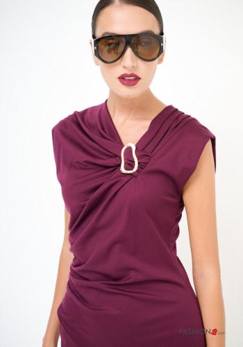 with buckle pencil sleeveless Dress - ph 2