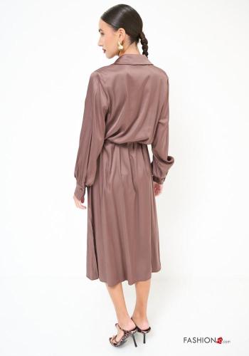 Shirt dress with belt - ph 3