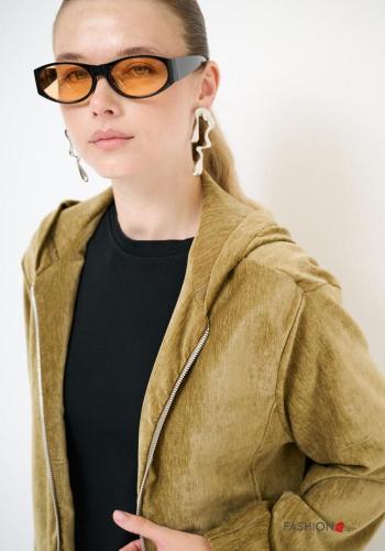 Sweatshirt manches longues avec fermeture éclair à capuche - ph 2