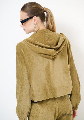 Sweatshirt manches longues avec fermeture éclair à capuche - ph 3