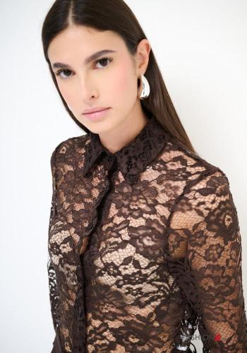 Embroidered lace trim Shirt - ph 2