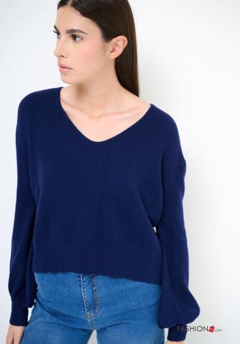 Pull manches longues à col en V - ph 2