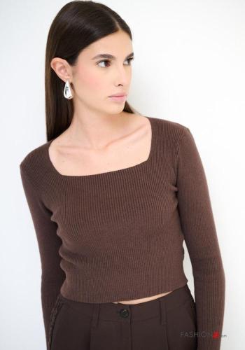 Maglietta a manica lunga costine - ph 2