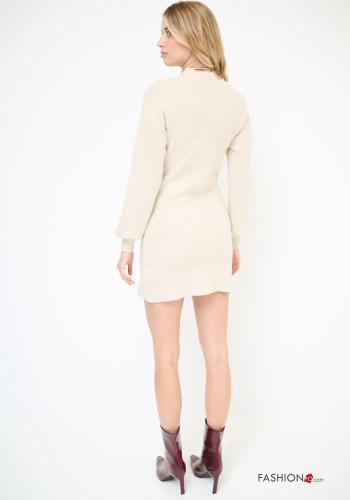 Abito maniche corte maniche lunghe con spacco - ph 3