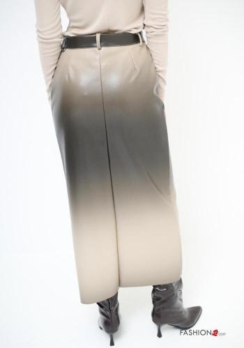 Gonna ecopelle con spacco - ph 3