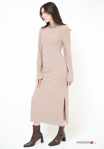 long sleeve Dress with split - ph 2