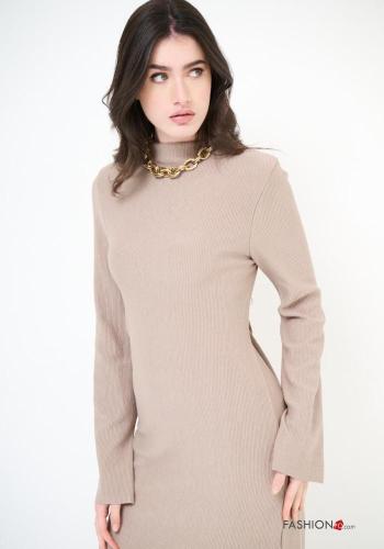 long sleeve Dress with split - ph 3
