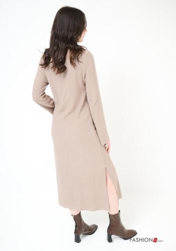 long sleeve Dress with split - ph 4