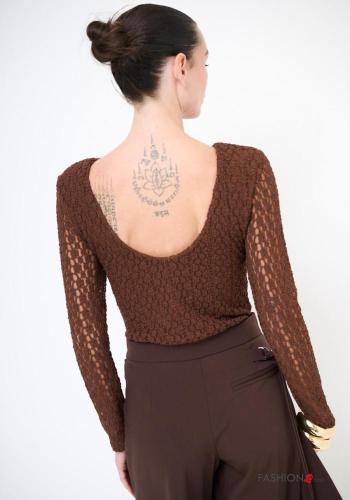 backless Cotton Bodysuit - ph 3