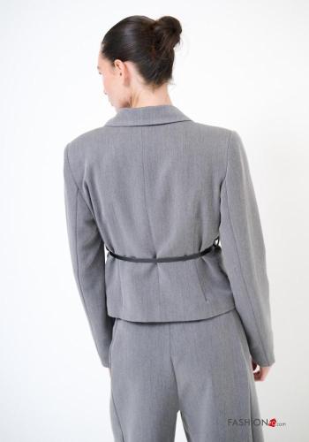 Blazer croisé avec ceinture - ph 3