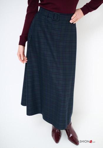 Gonna Fantasia tartan con cintura con elastico - ph 2