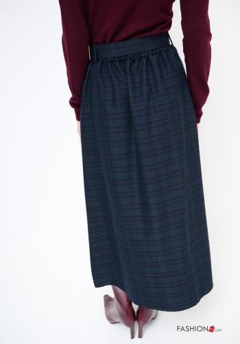 Gonna Fantasia tartan con cintura con elastico - ph 3