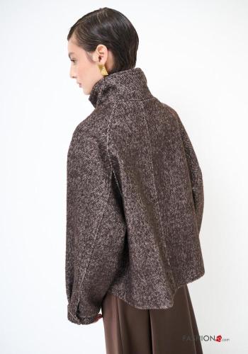 Wool Mix Coat with pockets - ph 4
