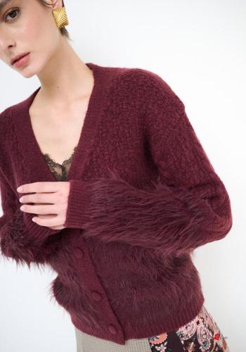 Cardigan pelliccia sintetica - ph 2