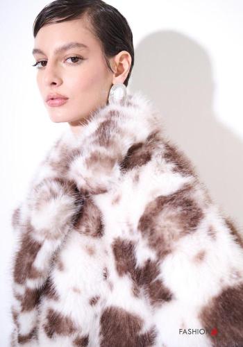 Abrigo piel sintética Estampado animal - ph 3