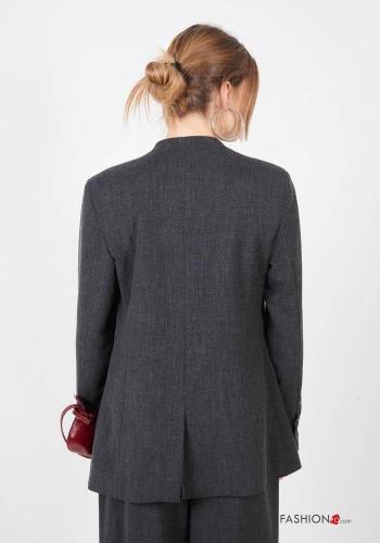 Blazer manga comprida com botões gola V - ph 5