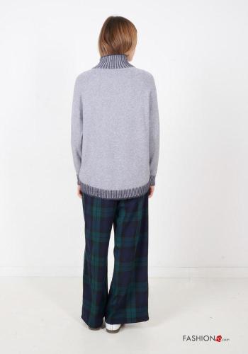 lange ärmel Strickpullover Rollkragen- - ph 3