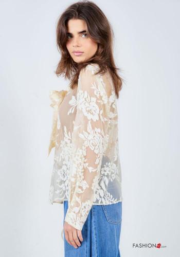 Blouse à broderie avec noeud - ph 3