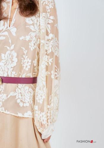 Blouse à broderie avec noeud - ph 2