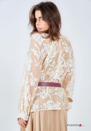 Blouse à broderie avec noeud - ph 4