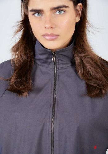 long sleeve Duster Coat Rollneck with zip - ph 3