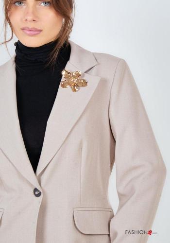 long sleeve Blazer with buttons with pockets - ph 2