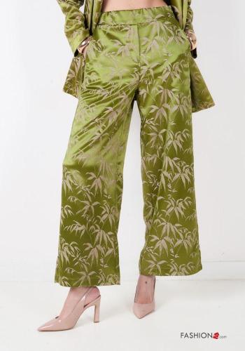 Pantalones Estampado Floral con bolsillos con elástico - ph 2