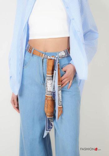 Cotton Trousers with belt - ph 2