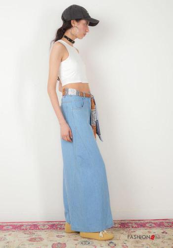 Cotton Trousers with belt - ph 3