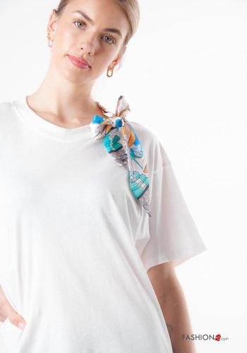 Cotton T-shirt with bow - ph 2