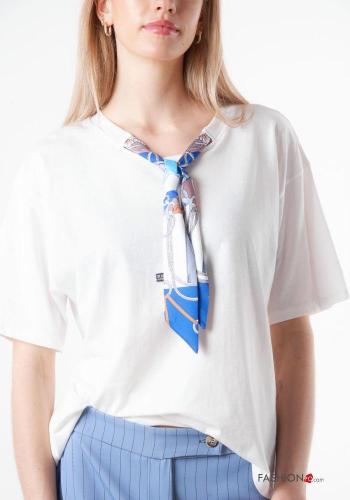 T-shirt em Algodão com laço - ph 2