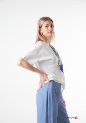 T-shirt em Algodão com laço - ph 3