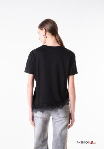 T-shirt in Cotone pizzo - ph 4