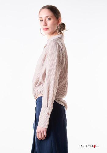 Camicia Fantasia righe con elastico - ph 2