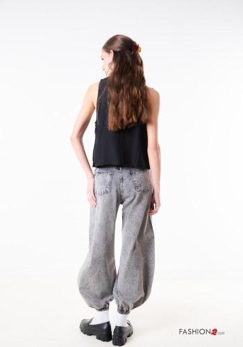 Pantalone in Cotone con elastico - ph 4