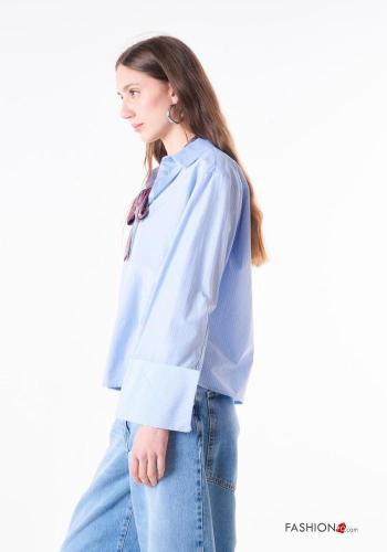 Camicia in Cotone con sciarpa - ph 2
