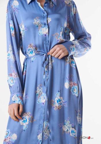 Blumenmuster Kleid - ph 2