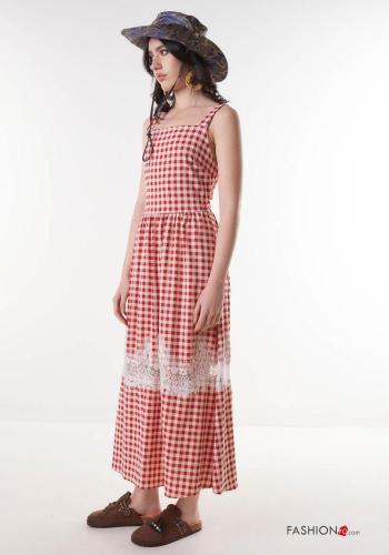 Vestido espalda descubierta Estampado Vichy - ph 4