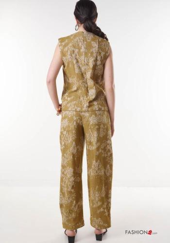 Pantalones de Algodón Patrón bordado - ph 4